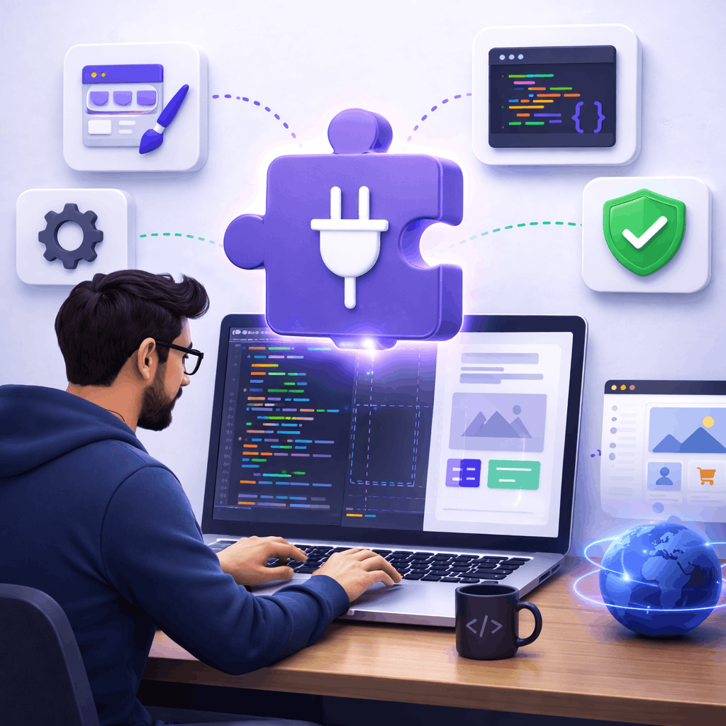 Developer working on custom plugin design (1)