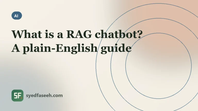 What Is a RAG Chatbot? A Plain-English Guide for Business Owners