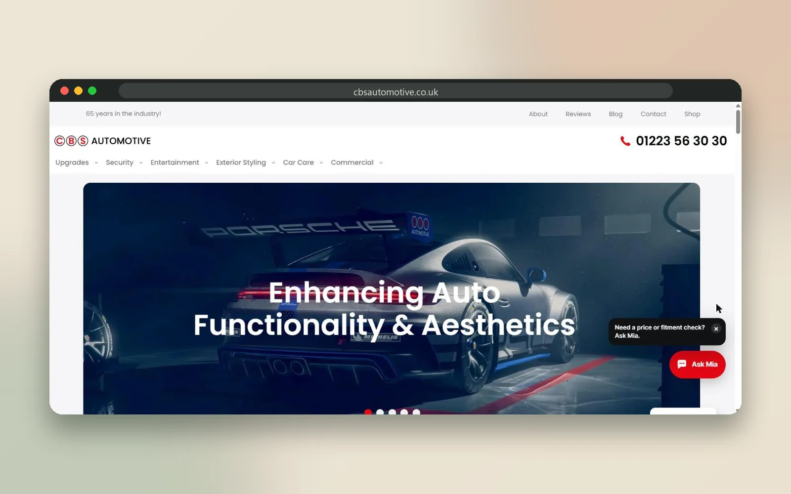 CBS Automotive website