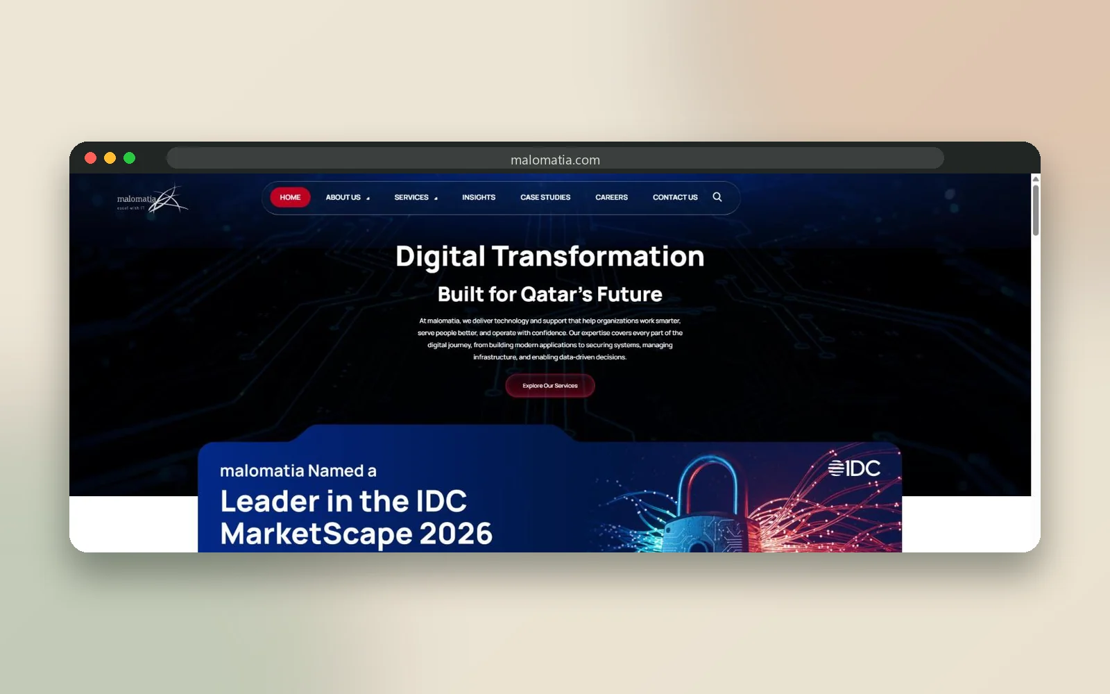 Malomatia website