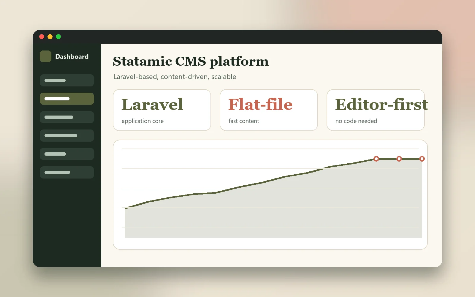 Statamic CMS Platform website